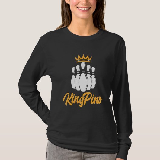 Bowling Bowler KingPins 1 T-shirt (Voorkant)