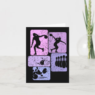 Bowling Bowler Meisjes Vrouwen Kaart
