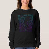 Bowling Bowler Retro Trui (Voorkant)