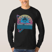 Bowling Bowler Retro Turkey Hunters T-shirt (Voorkant)