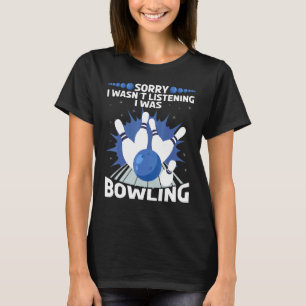 Bowling Bowler Spare Ten Pins T-shirt