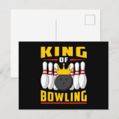 Bowling Bowler Sport Strike Team Bowl Grappig cade Briefkaart (Voorkant / Achterkant)