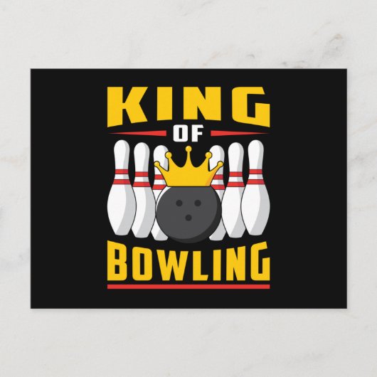 Bowling Bowler Sport Strike Team Bowl Grappig cade Briefkaart (Voorkant)