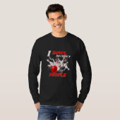 Bowling Bowlers Pun I Bowl So I Don't Strike Peopl T-shirt (Voorkant volledig)