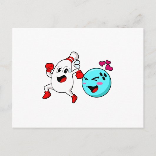 Bowling Bowling bal Briefkaart (Voorkant)