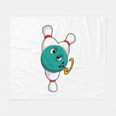 Bowling Bowling ball Bowling pin Fleece Deken (Voorkant (Horizontaal))
