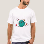 Bowling Bowling ball Bowling pin T-shirt (Voorkant)