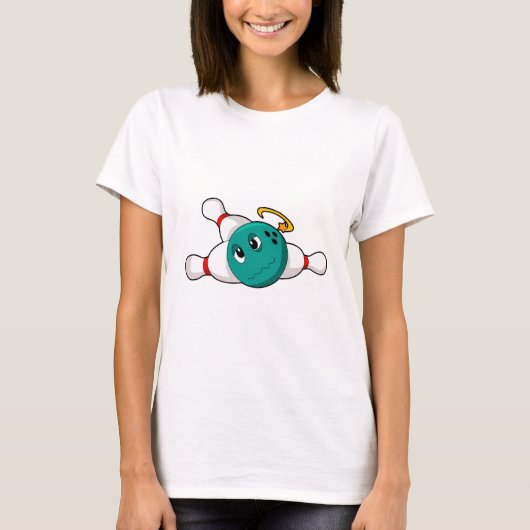 Bowling Bowling ball Bowling pin T-shirt (Voorkant)