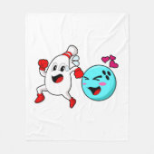 Bowling Bowling ball Fleece Deken (Voorkant)