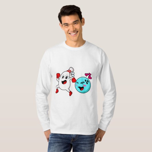 Bowling Bowling ball T-shirt (Voorkant volledig)