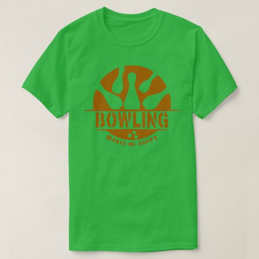 Bowling Bowling Balls Bowling Pin Bowler T T-shirt (Design voorkant)