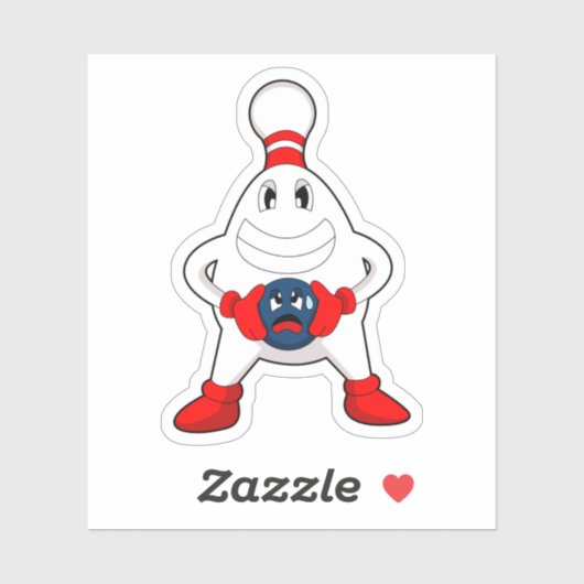 Bowling Bowling pin Bowling ball Sticker (Vel)