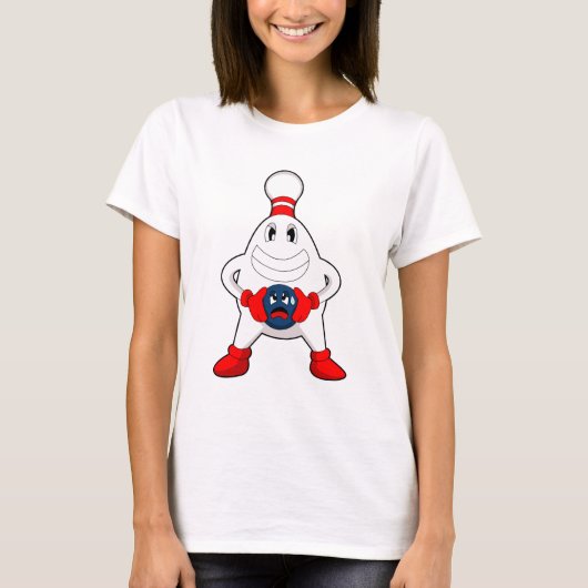 Bowling Bowling pin Bowling ball T-shirt (Voorkant)