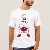 Bowling Bowling pin Bowling ball T-shirt (Voorkant)