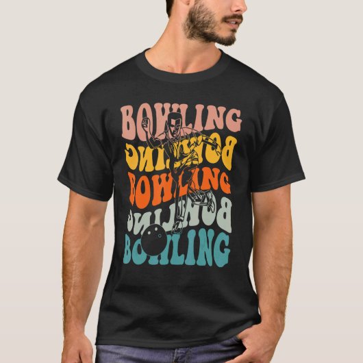 Bowling Bowling Player Mannen boys Kinder T-shirt (Voorkant)