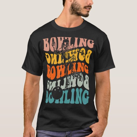 Bowling Bowling Player Mannen boys Kinder T-shirt (Voorkant)