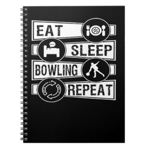 Bowling Bowlingspieler 465 bowler Notitieboek