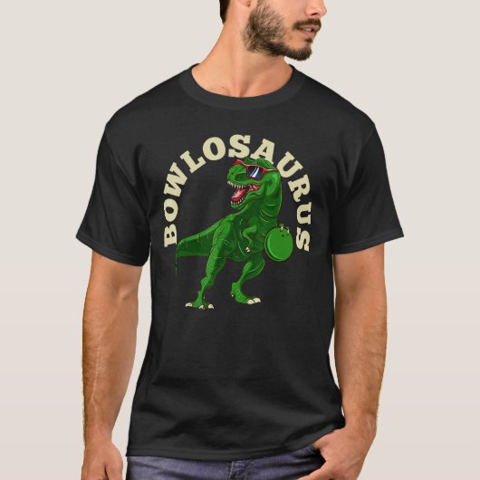 Bowling Bowlosaurus T-shirt (Voorkant)