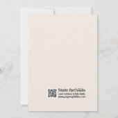 Bowling Boy Party Invite Kaart (Achterkant)