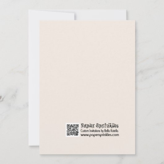 Bowling Boy Party Invite Kaart (Achterkant)