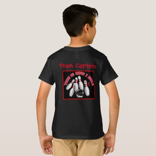 Bowling Boy's Shirt (Achterkant volledig)