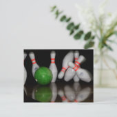 Bowling Briefkaart (Staand voorkant)