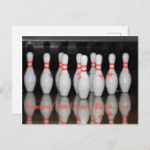 Bowling Briefkaart (Voorkant / Achterkant)