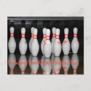 Bowling Briefkaart