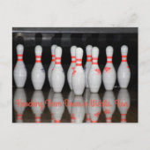 Bowling Briefkaart (Voorkant)
