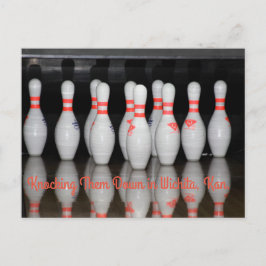 Bowling Briefkaart
