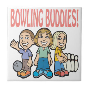 Bowling Buddies Tegeltje