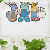 Bowling Buddies Theedoek (Gevouwen)