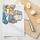 Bowling Buddies Theedoek (Quarter Fold)