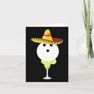 Bowling Bull met Sombrero en Margarita Sport Cin Kaart