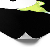 Bowling Bull met Sombrero en Margarita Sport Cin Poster (Hoek)