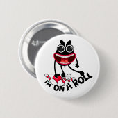 Bowling Bunny Pin Button (Voorkant /achterkant)