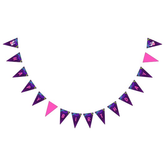 BOWLING BUNTING FLAGS Bowling Party Banner (Alle)