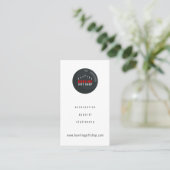 Bowling Business | Lijn Bowling Pins Gutter Foul Visitekaartje (Staand voorkant)