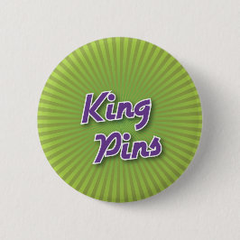 Bowling-Button: King Pins Ronde Button 5,7 Cm