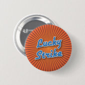 Bowling-Button: Lucky Strike Ronde Button 5,7 Cm (Voorkant /achterkant)