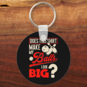 Bowling Bylls - Grappig Bowler Cadeau Sleutelhanger (Voorkant)