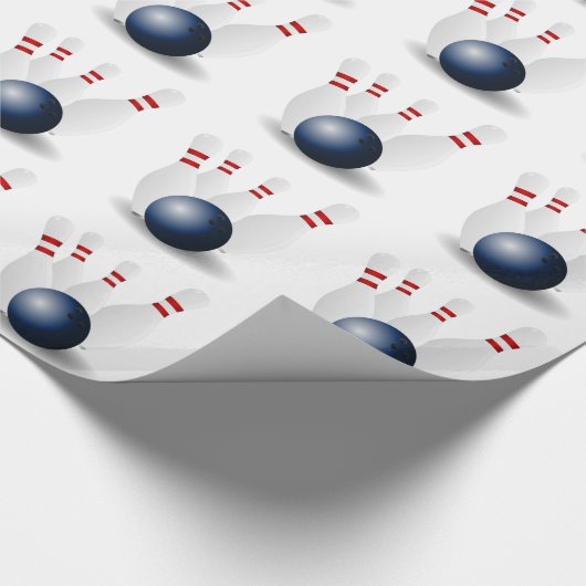 Bowling Cadeaupapier (Hoek)