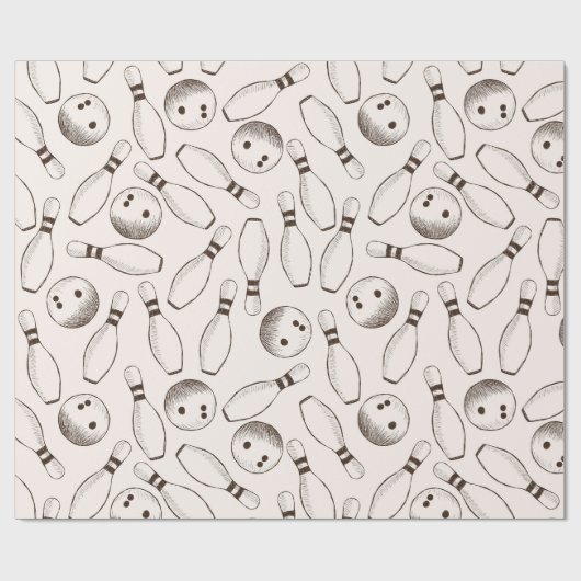 Bowling Cadeaupapier (Vlak)