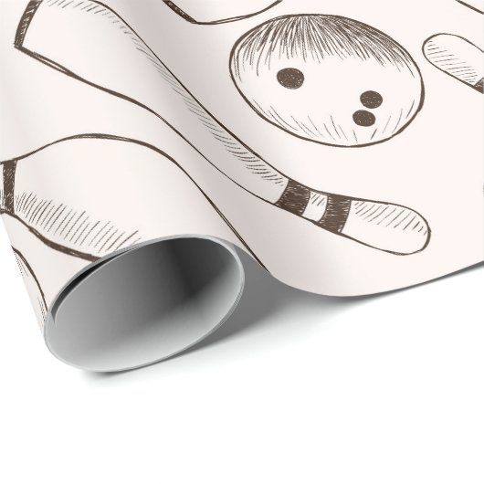 Bowling Cadeaupapier (Rol Hoek)