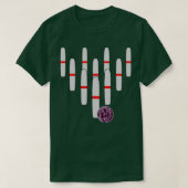 Bowling Candlepins T-shirt (Design voorkant)