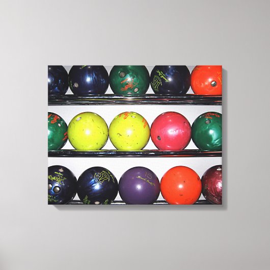 Bowling Canvas Print (Voorkant)