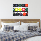 Bowling Canvas Print (Insitu (Slaapkamer))