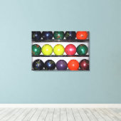 Bowling Canvas Print (Insitu (Houten vloer))