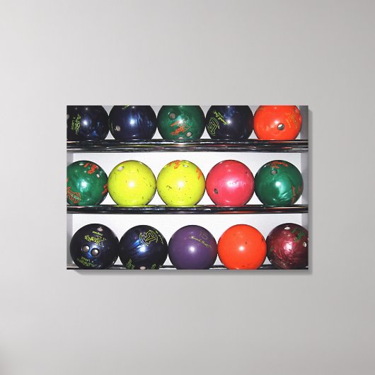 Bowling Canvas Print (Voorkant)