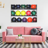 Bowling Canvas Print (Insitu (Woonkamer))
